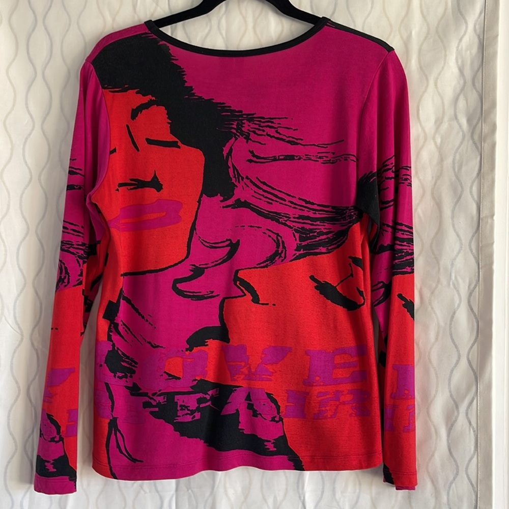 Lyn Ritchie long sleeve retro T-shirt - Picture 2 of 3